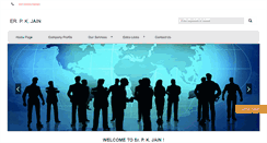 Desktop Screenshot of pkjainconsultants.com